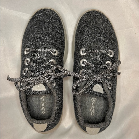 Allbirds Womens Wool Runners Mizzle 0719 NV1 grey Running Shoes Sneakers‎ Size 7 - Picture 3 of 5